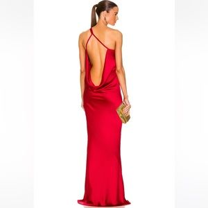 Norma Kamali ONE SHOULDER BIAS GOWN XS